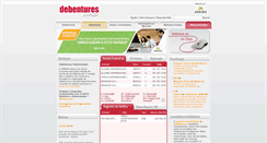 Desktop Screenshot of debenture.com.br